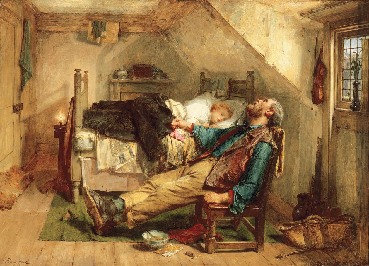 Kulunut, 1868 tekijältä Thomas Faed
