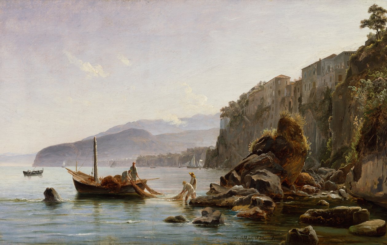 Kalastajat Sorrentossa tekijältä Thomas Fearnley