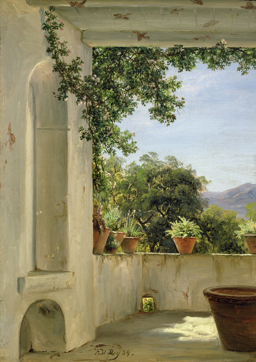 Terassi Sorrentossa tekijältä Thomas Fearnley