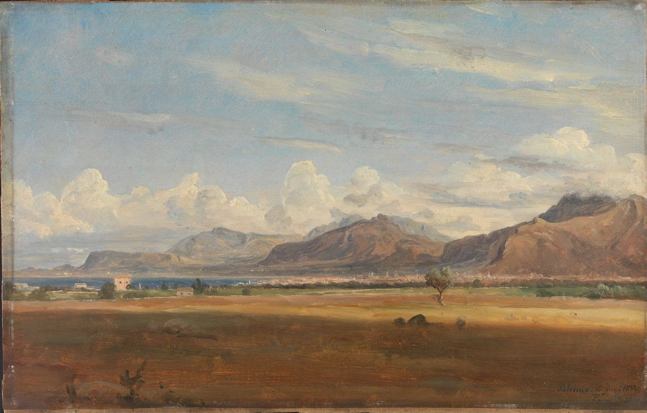 Näkymä Palermosta tekijältä Thomas Fearnley