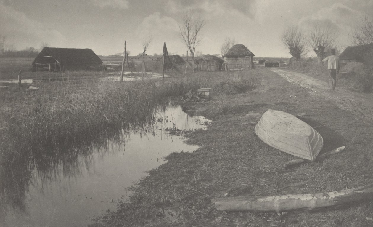 Maan ja veden välissä,1886 (kuva) tekijältä Thomas Frederick Goodall