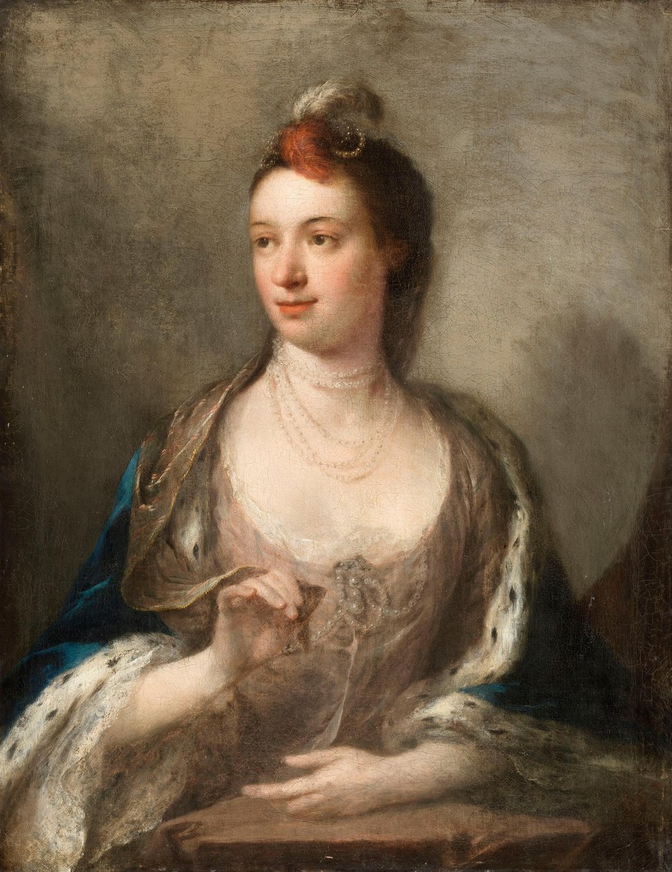 Susannah Walkerin muotokuva tekijältä Thomas Frye