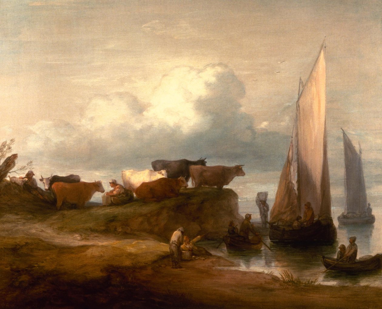 Rannikkomaisema tekijältä Thomas Gainsborough