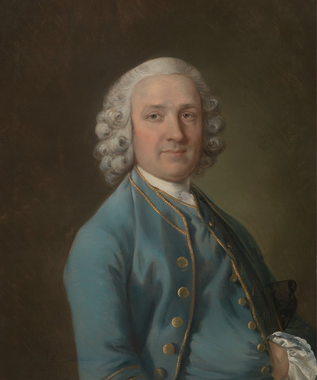 Mies nimeltä Mr. Wood, tanssimestari, n. 1757. tekijältä Thomas Gainsborough