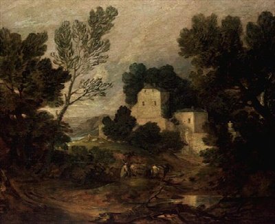Romanttinen maisema tekijältä Thomas Gainsborough