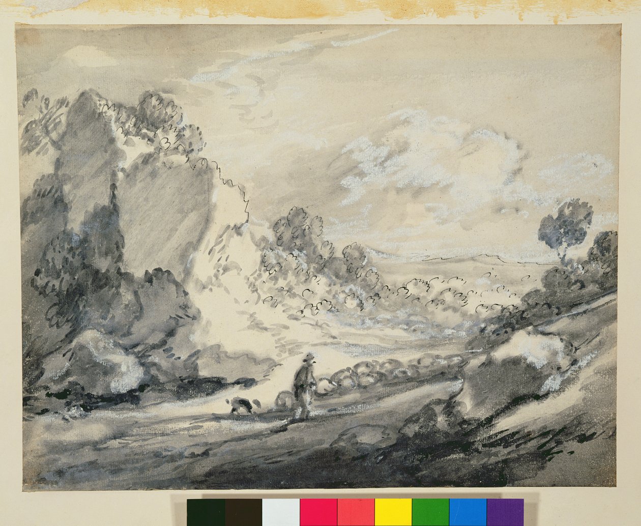Paimen ja hänen laumansa tekijältä Thomas Gainsborough