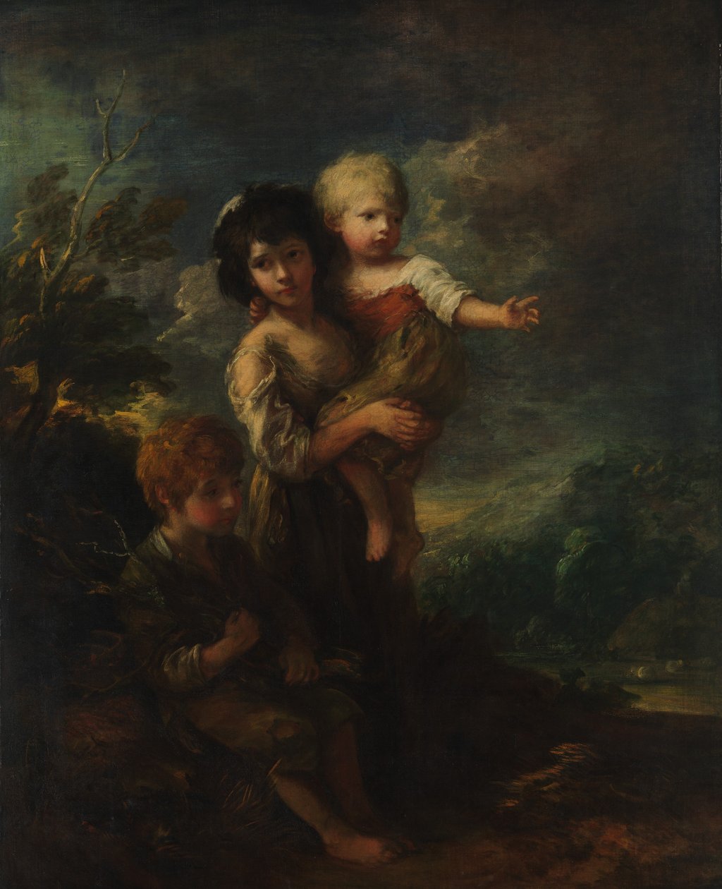 Mökkilapset The Wood Gatherers, 1787. tekijältä Thomas Gainsborough