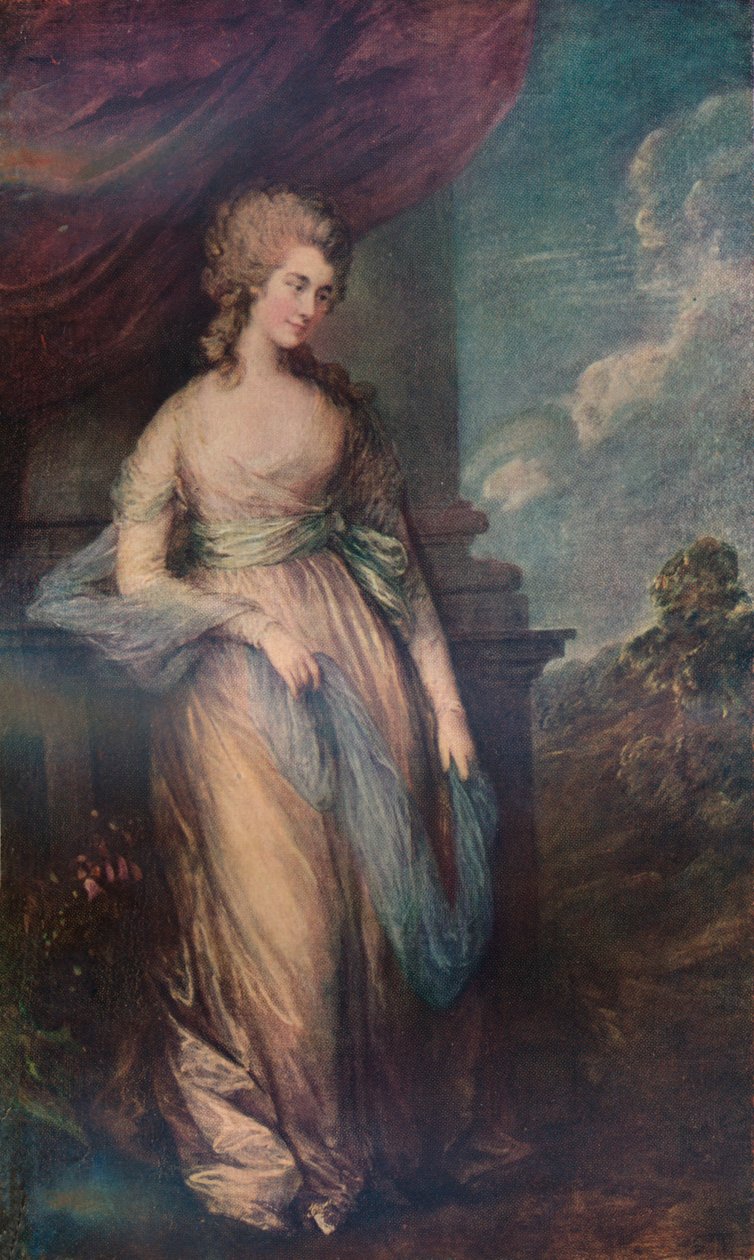 Georgiana, Devonshiren herttuatar, 1783, 1911 tekijältä Thomas Gainsborough