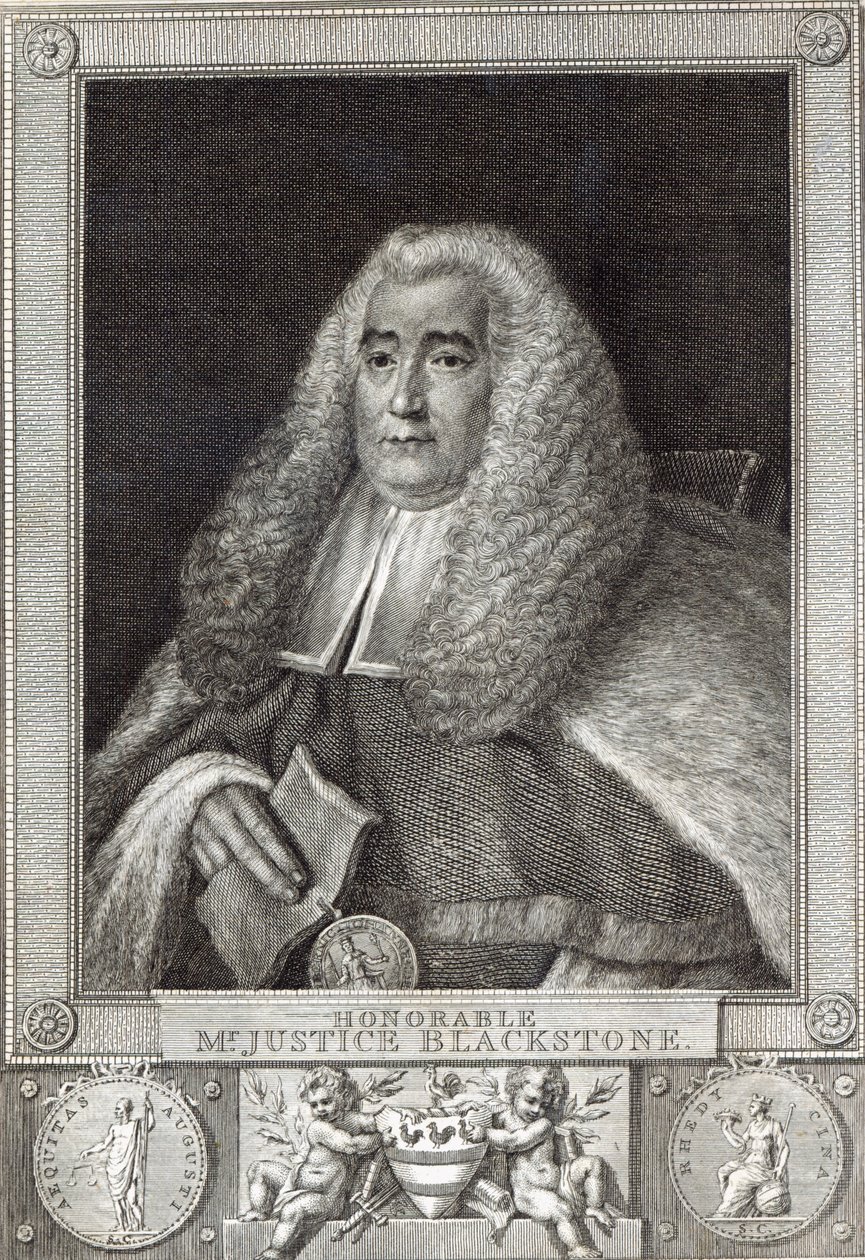 Arvoisa herra Justice Blackstone, Hallin kaivertama tekijältä Thomas Gainsborough