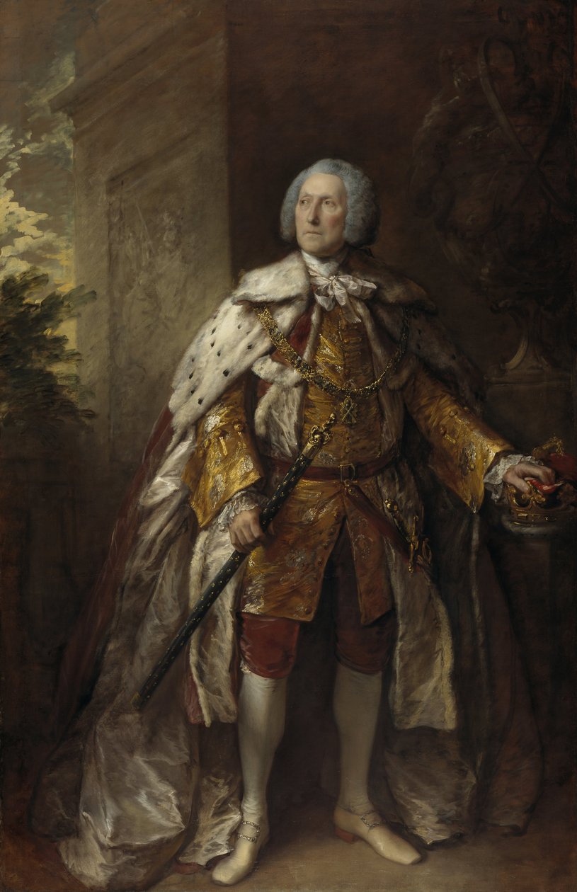 John Campbell, Argyllin 4. herttua, noin 1693 - 1770. Sotilas tekijältä Thomas Gainsborough