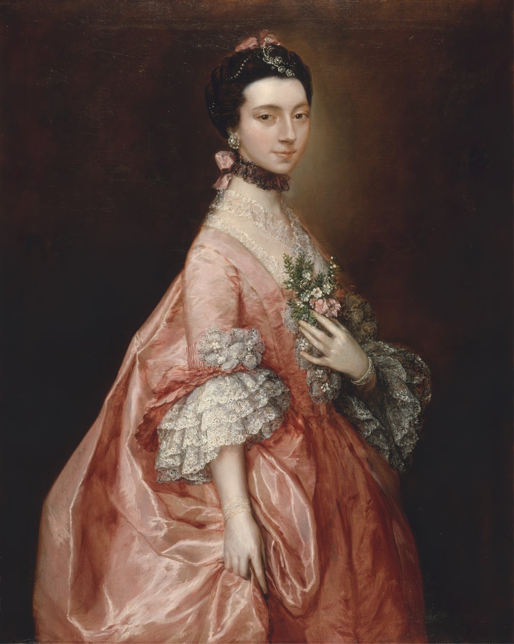 Mary Little, myöhemmin Lady Carr, n. 1765. tekijältä Thomas Gainsborough