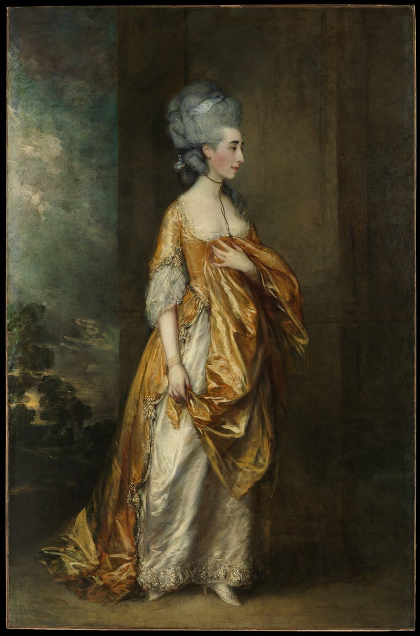 Rouva Grace Dalrymple Elliott (1754?-1823) tekijältä Thomas Gainsborough