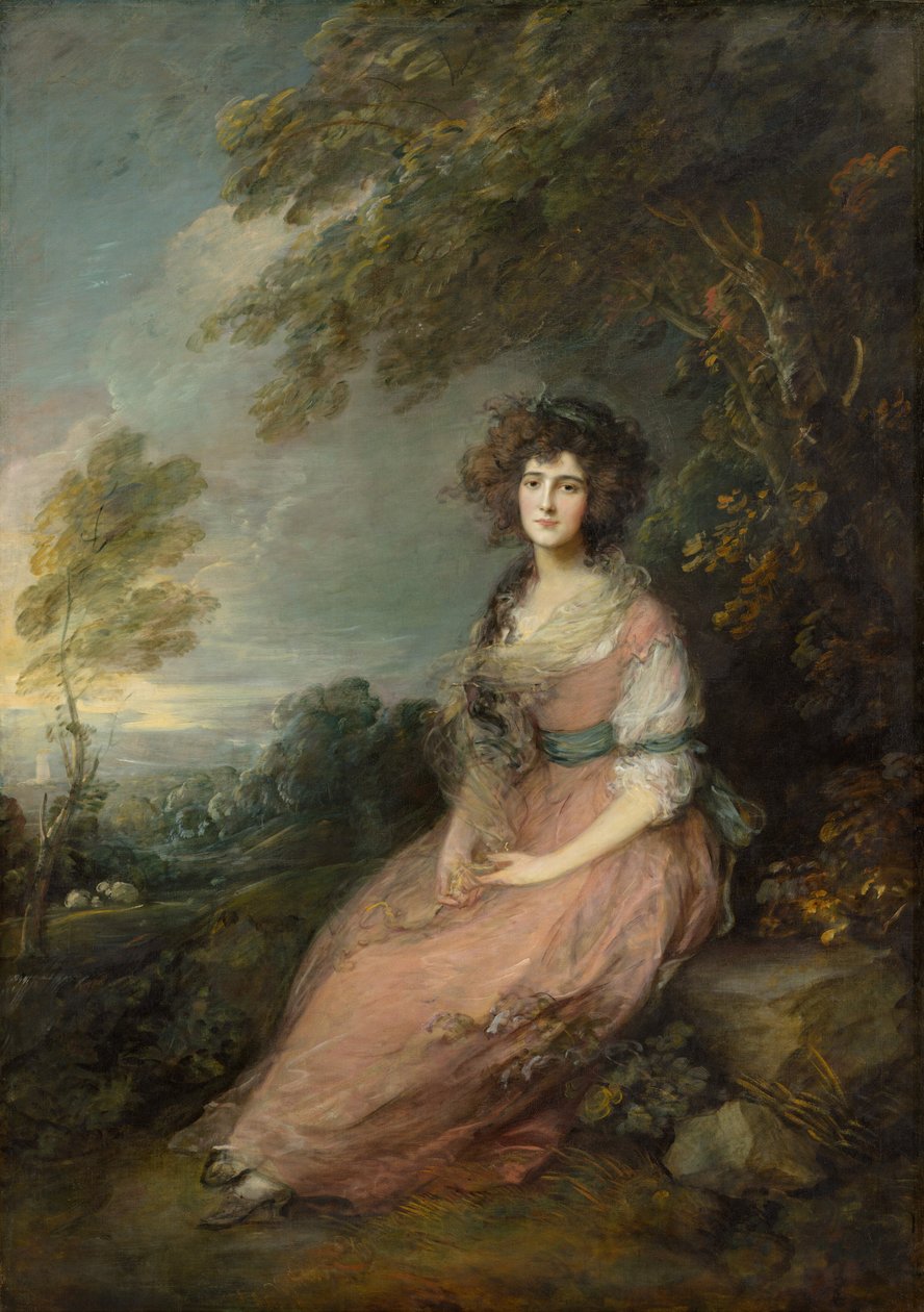 Rouva Richard Brinsley Sheridan tekijältä Thomas Gainsborough