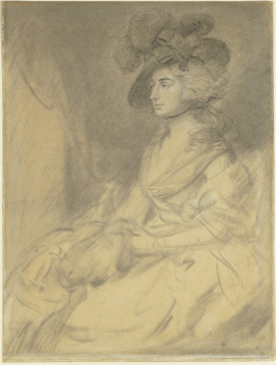 Rouva Sarah Siddons tekijältä Thomas Gainsborough