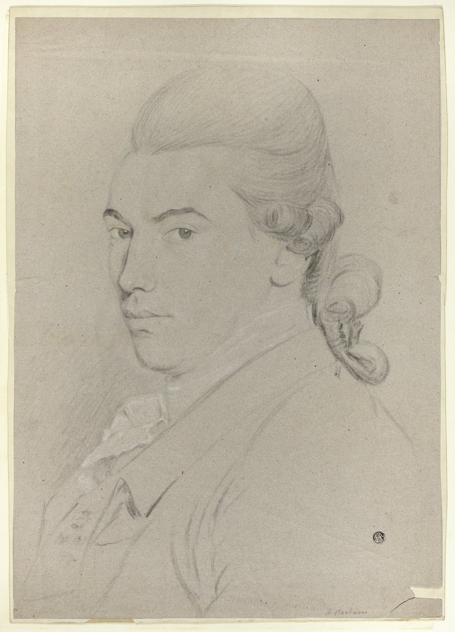 Miehen muotokuva rintakuva tekijältä Thomas Gainsborough