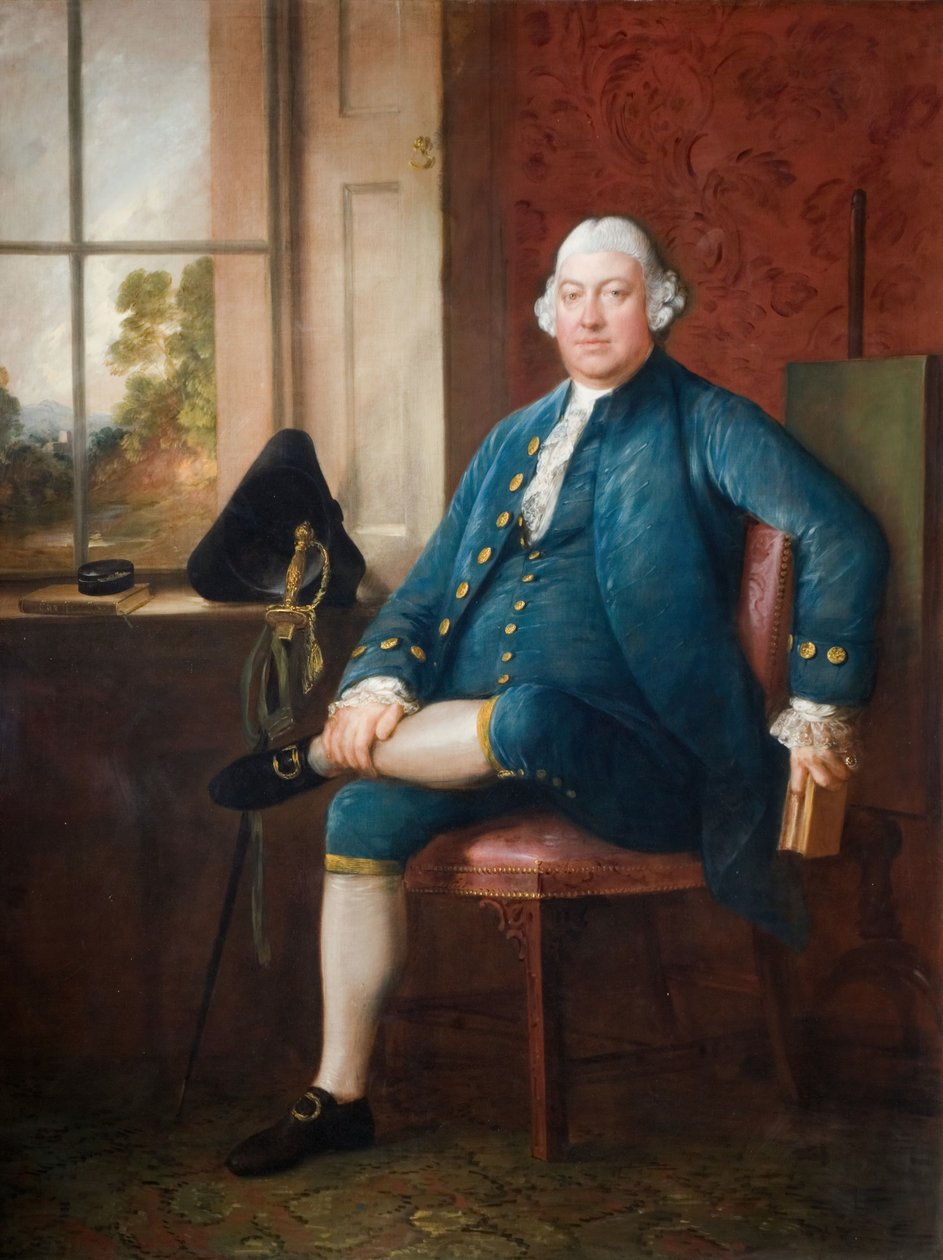Matthew Halen muotokuva 1728-86, 1763. tekijältä Thomas Gainsborough