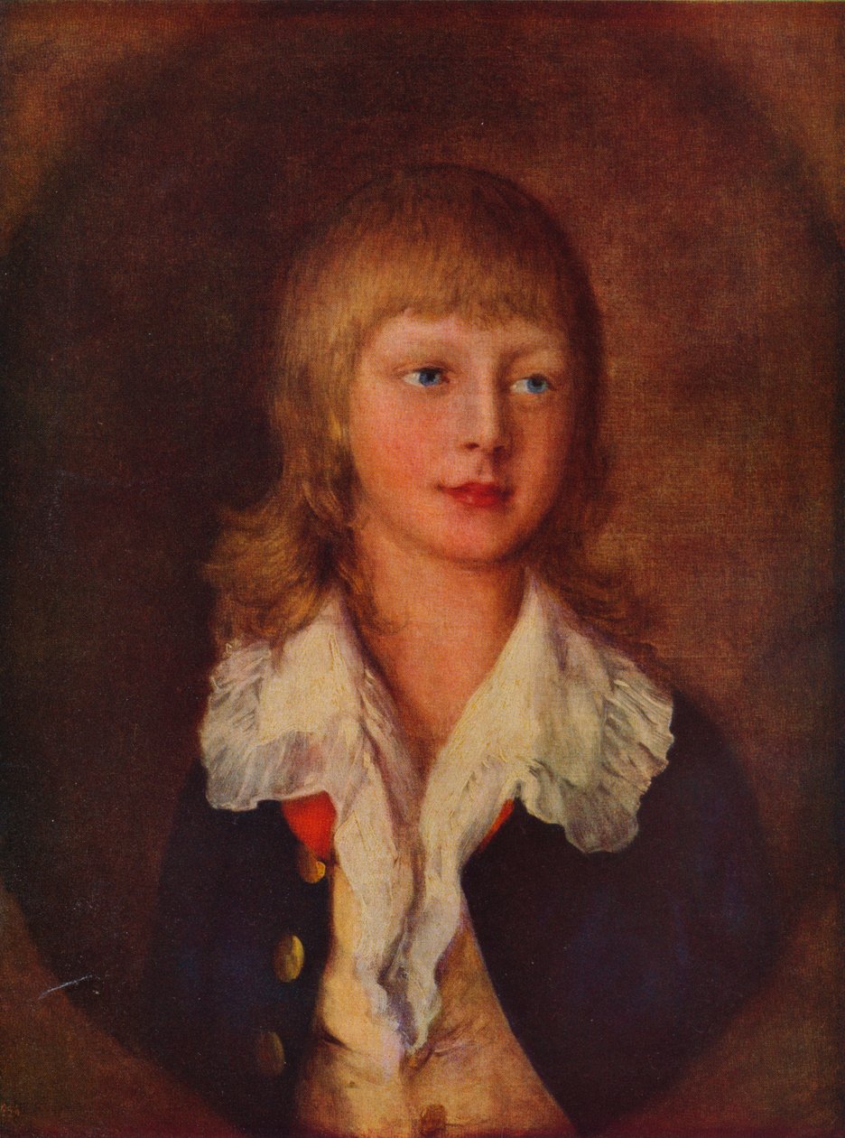 Cambridgen herttua Adolphuksen muotokuva Windsorin univormussa, 1700-luku tekijältä Thomas Gainsborough