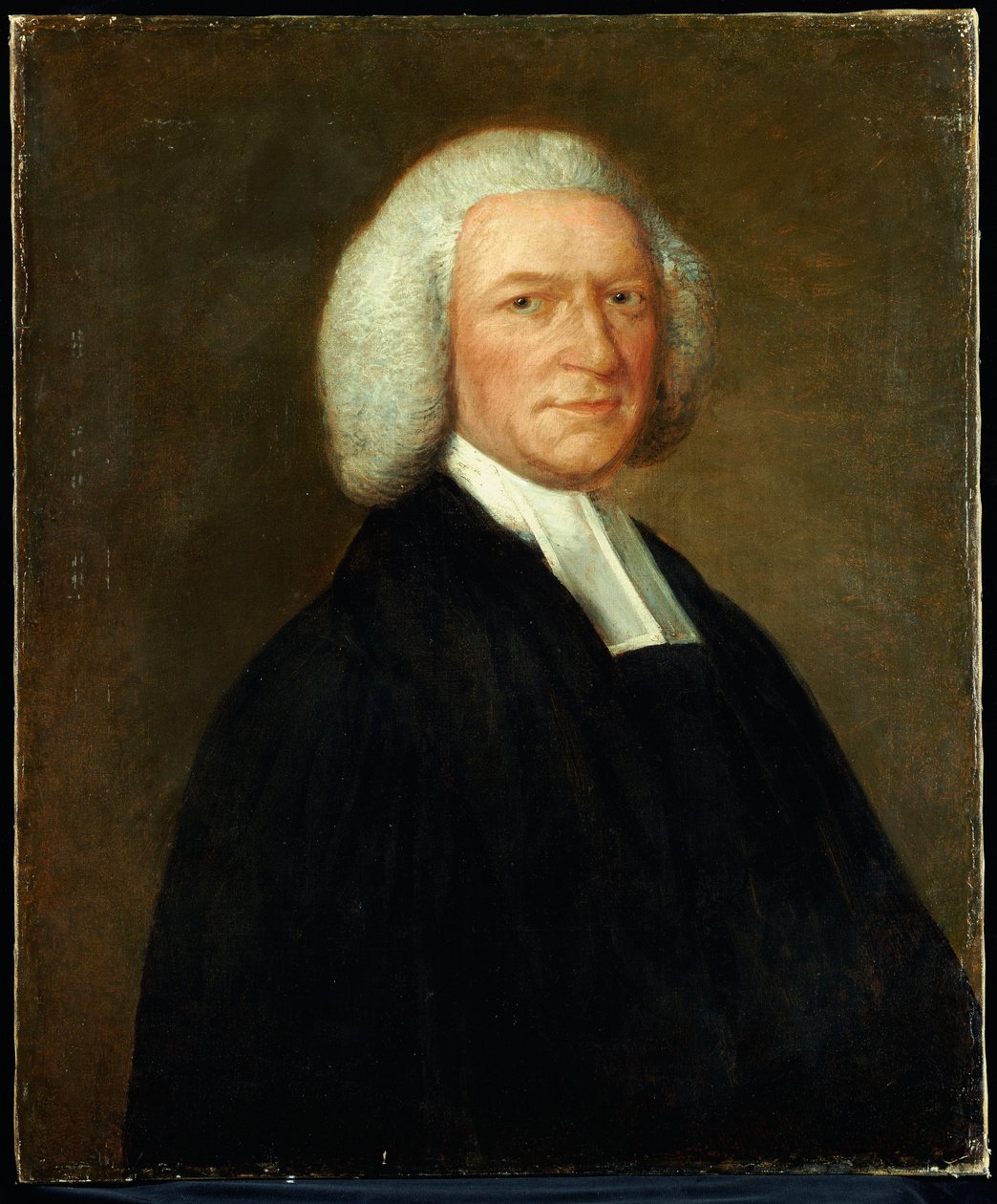 Piispa Woodwardin muotokuva, puolipitkä, pappisvaatteissa, n. 1756-58 tekijältä Thomas Gainsborough