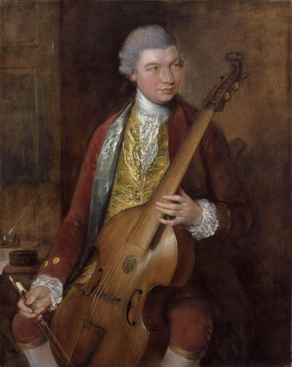 Muotokuva Carl Friedrich Abelista (1723-1787) tekijältä Thomas Gainsborough