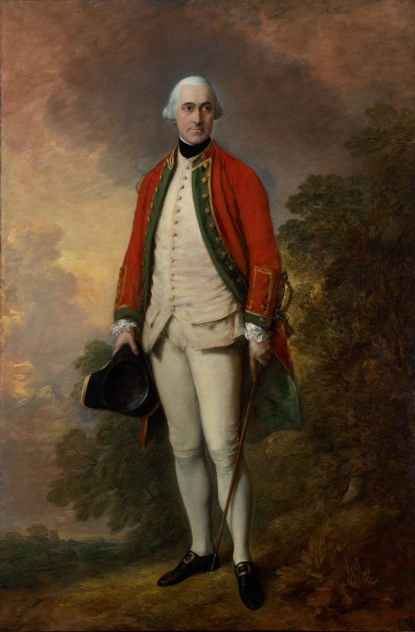 Ensimmäisen Baron Riversin George Pittin muotokuva tekijältä Thomas Gainsborough