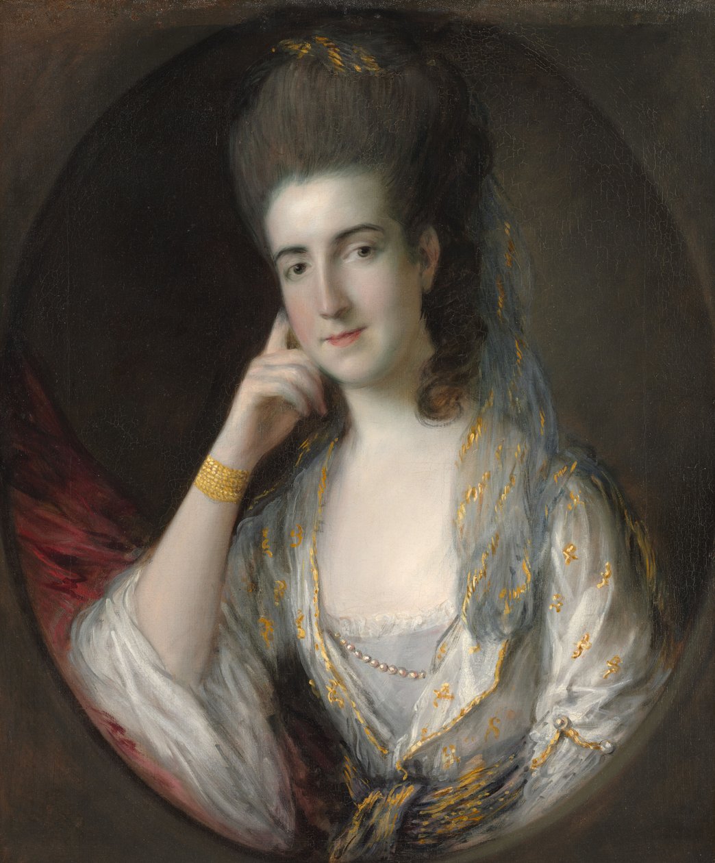 Mary Wisen muotokuva, n. 1776 (öljy kankaalle) tekijältä Thomas Gainsborough