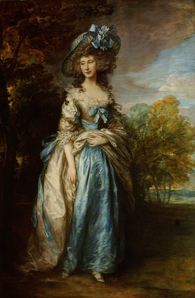 Sophia Charlotte Digbyn ja Lady Sheffieldin muotokuva tekijältä Thomas Gainsborough