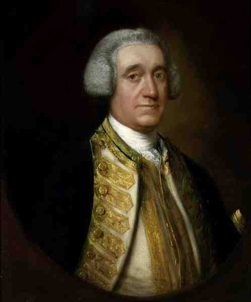 Vara-amiraali Thomas Broderickin (d.1769) muotokuva (öljy kankaalle) tekijältä Thomas Gainsborough