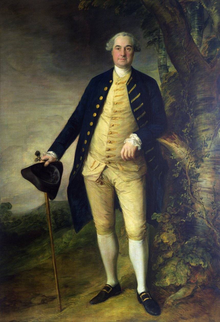 Muotokuva William Hallista, 2. varakreivi Gage tekijältä Thomas Gainsborough
