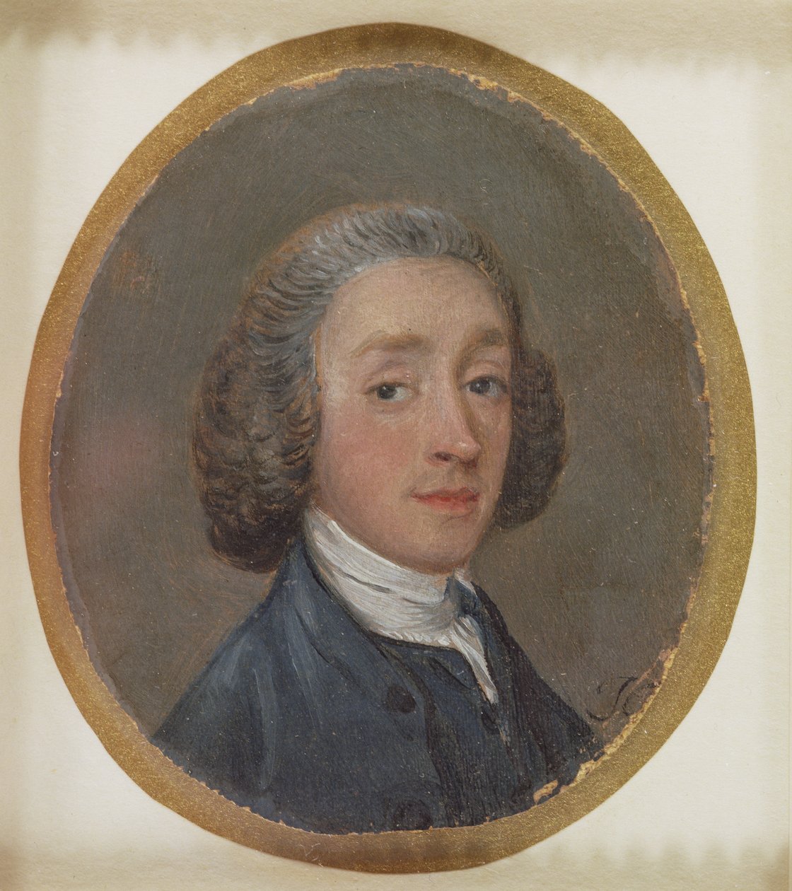 Muotokuva nuoresta miehestä, jolla on jauhetut hiukset tekijältä Thomas Gainsborough