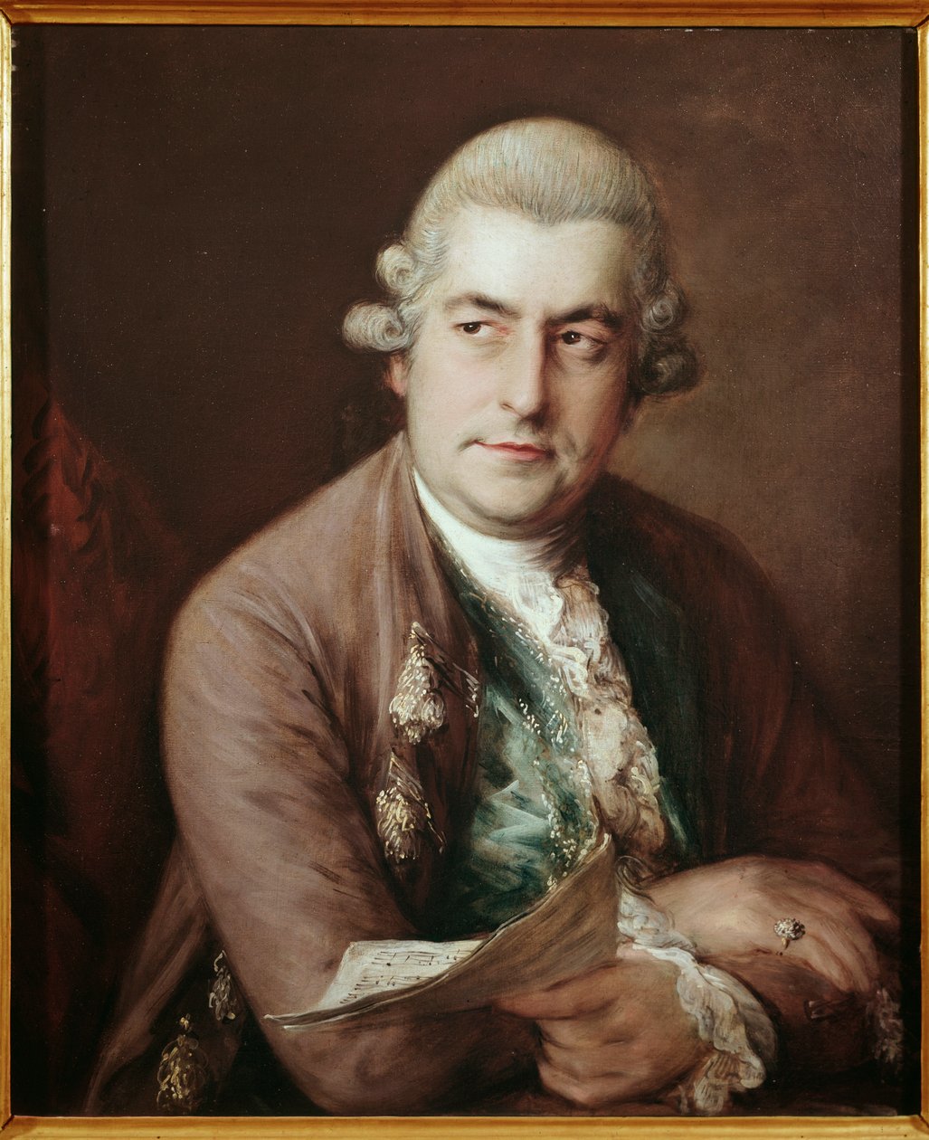 Saksalaisen säveltäjän Johann Christian Bachin muotokuva tekijältä Thomas Gainsborough