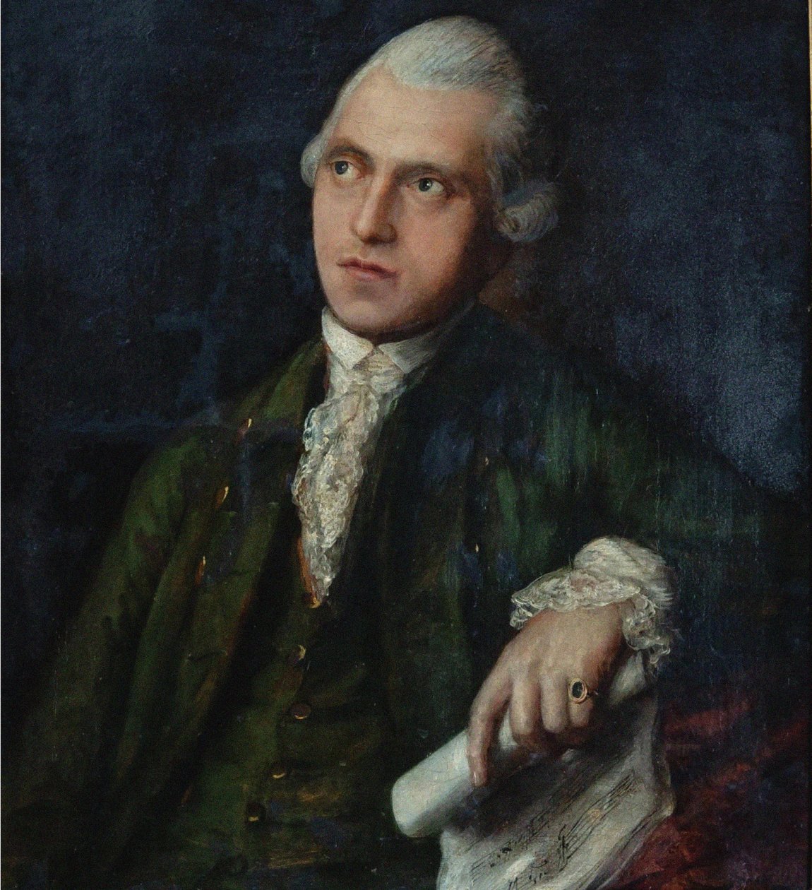 Muotokuva säveltäjästä ja viulisti Antonín Kammelista 1730-1784, n. 1768. tekijältä Thomas Gainsborough