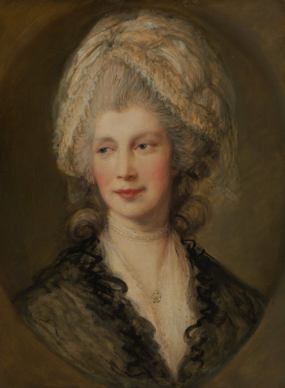 Kuningatar Charlotte. tekijältä Thomas Gainsborough