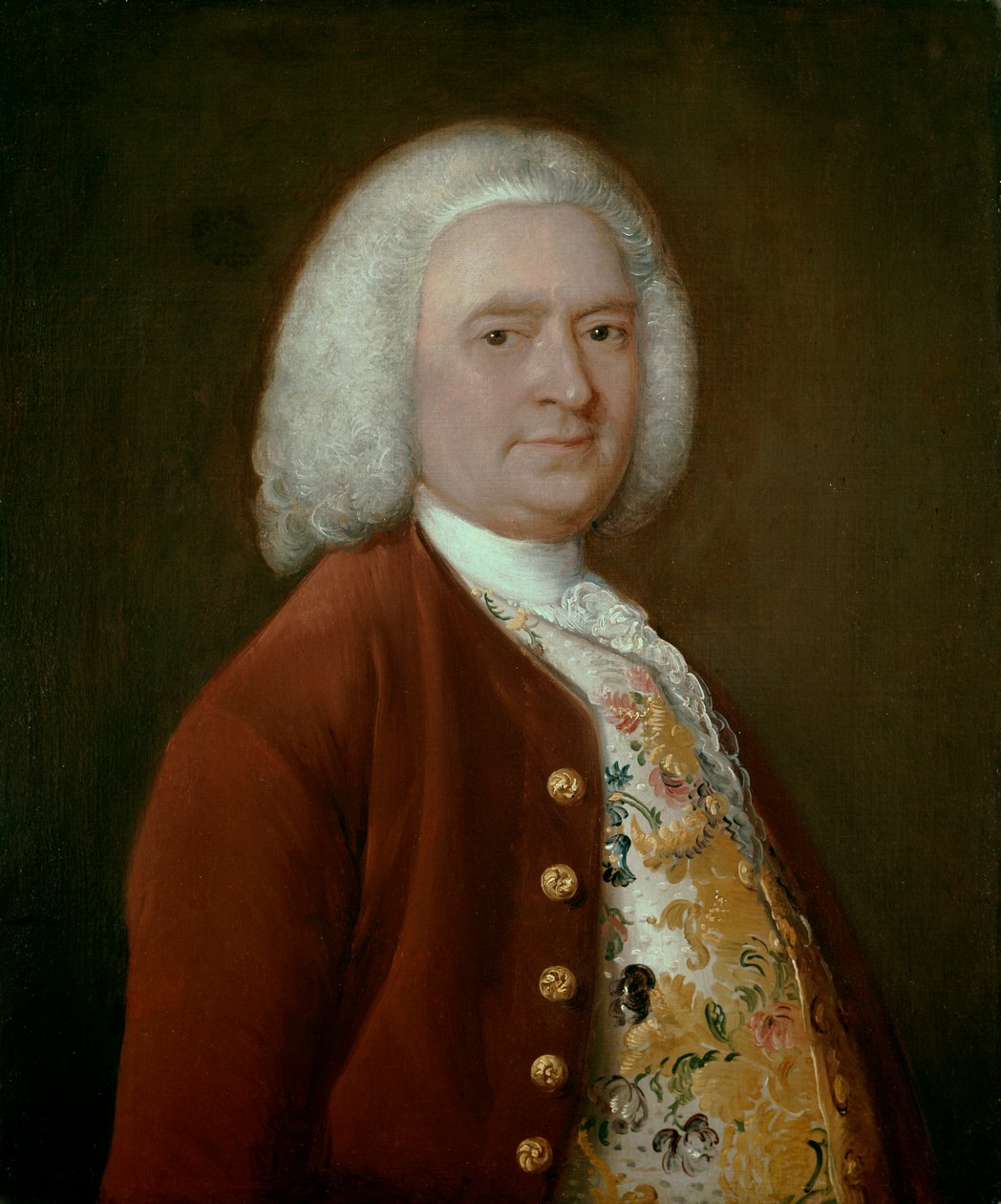 Sir Richard Lloyd, 1696-1761, c1750. tekijältä Thomas Gainsborough