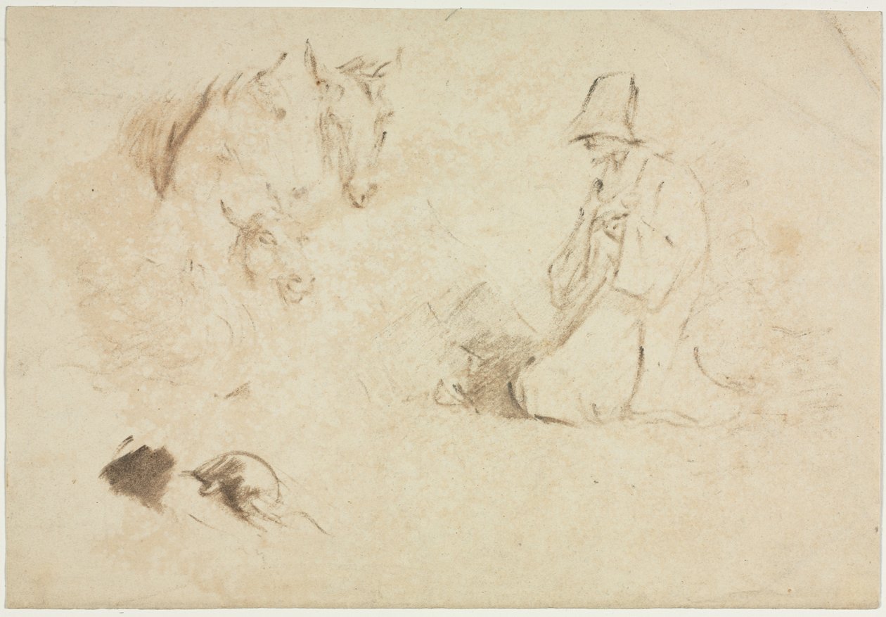 Luonnokset: Figuurit ja eläimet. tekijältä Thomas Gainsborough