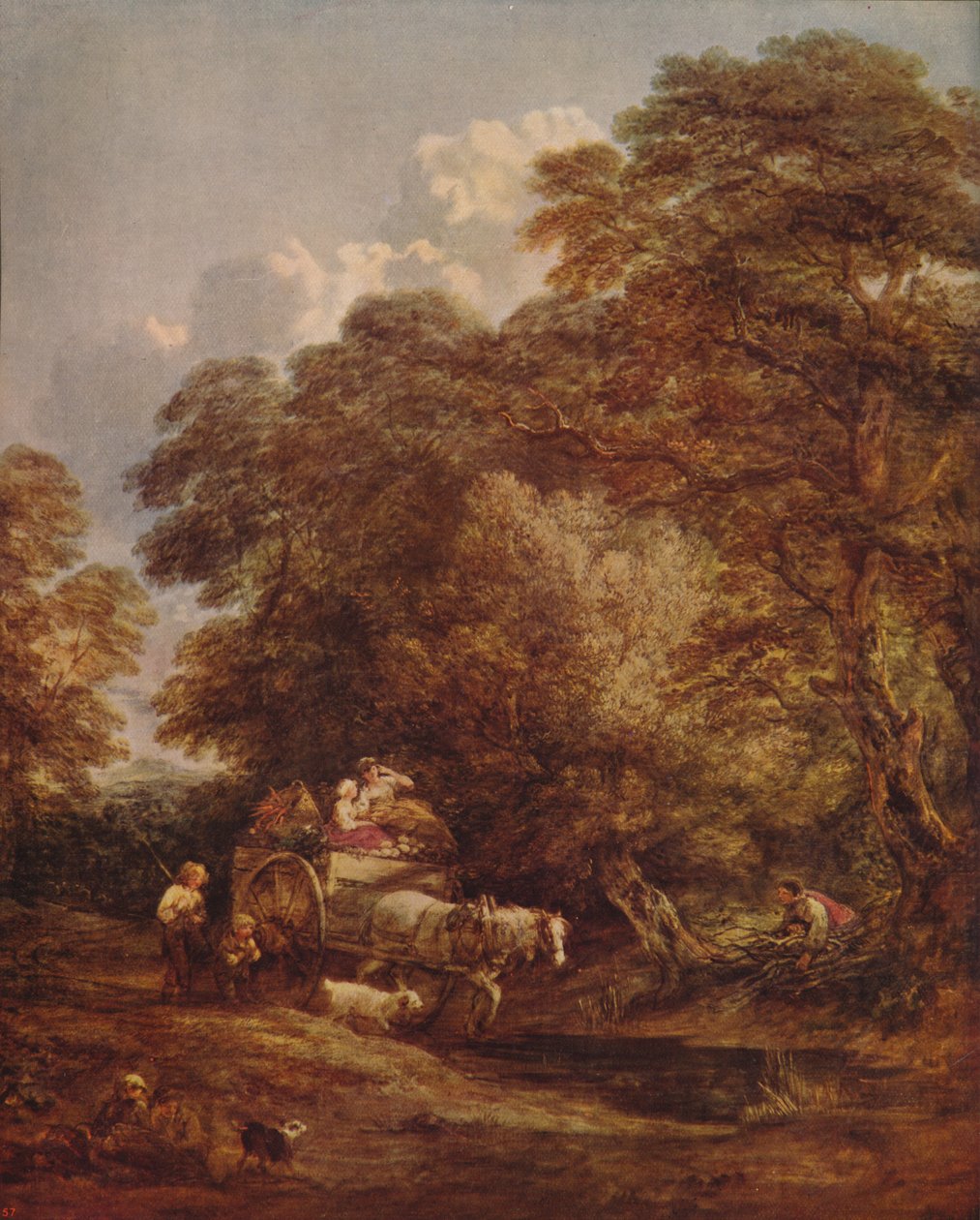 The Market Cart, 1786, c1915 tekijältä Thomas Gainsborough