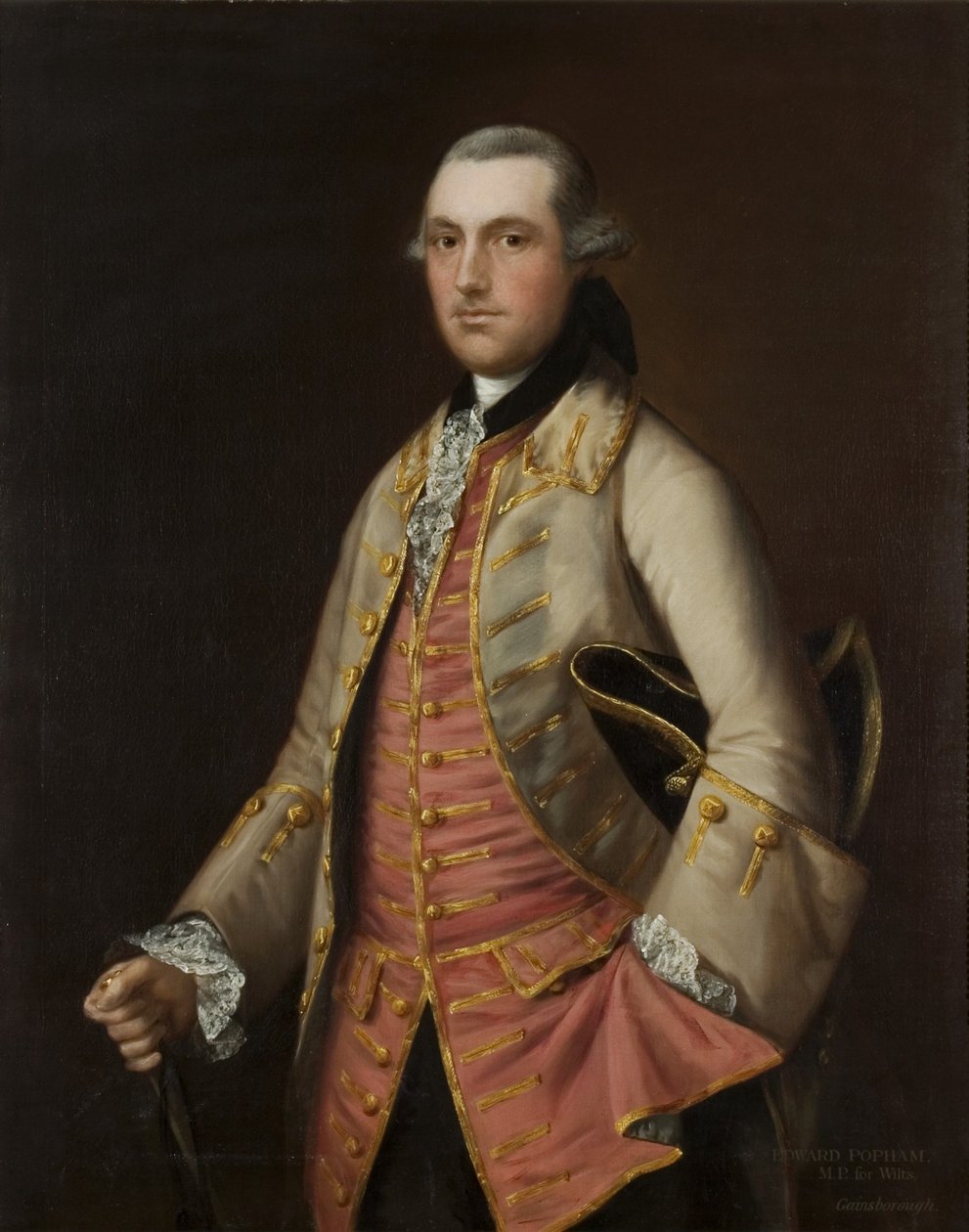 William Leyborne Leyborne, n. 1763 (öljy kankaalle) tekijältä Thomas Gainsborough