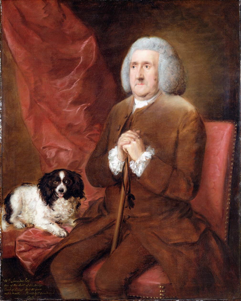 William Lowndes (1652-1724), Hänen Majesteettinsa valtiovaraintuomioistuimen tilintarkastaja tekijältä Thomas Gainsborough