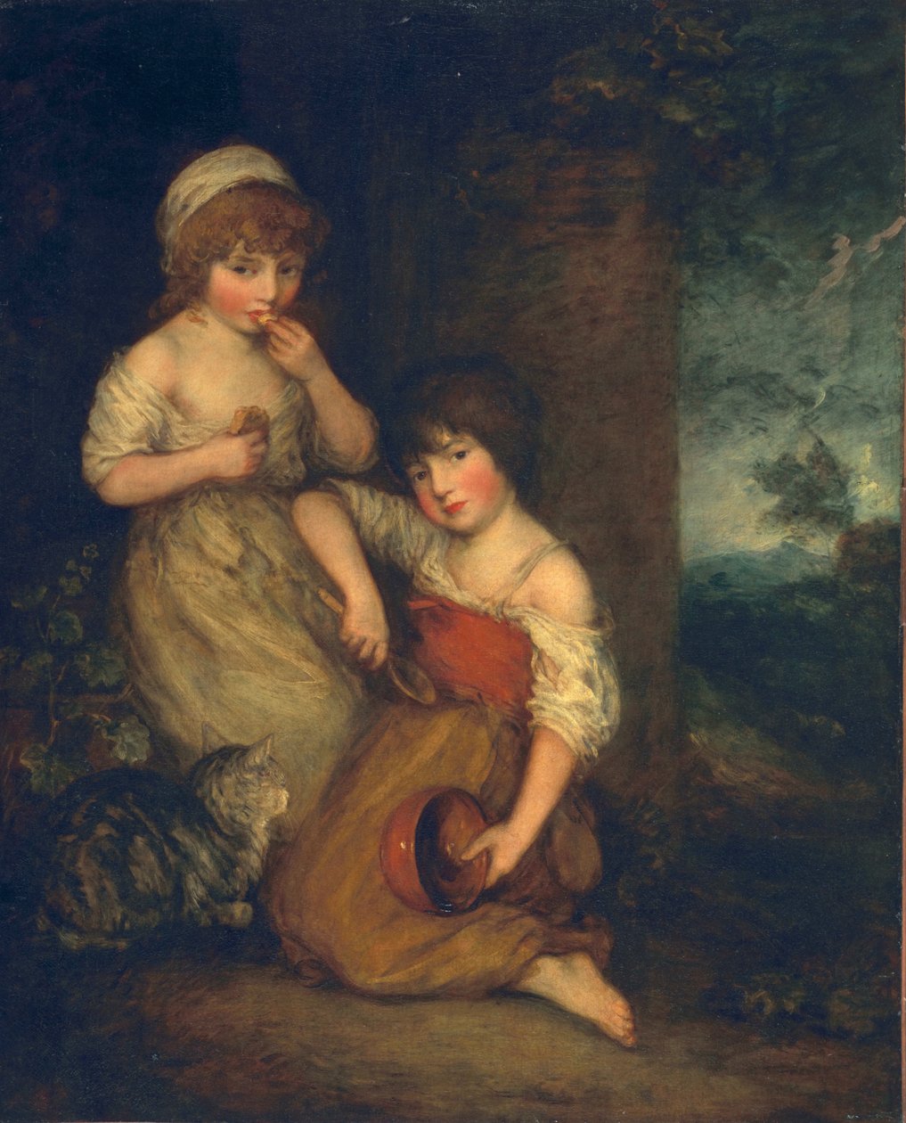 Nuori Hobbinol ja Ganderetta, n. 1788 tekijältä Thomas Gainsborough