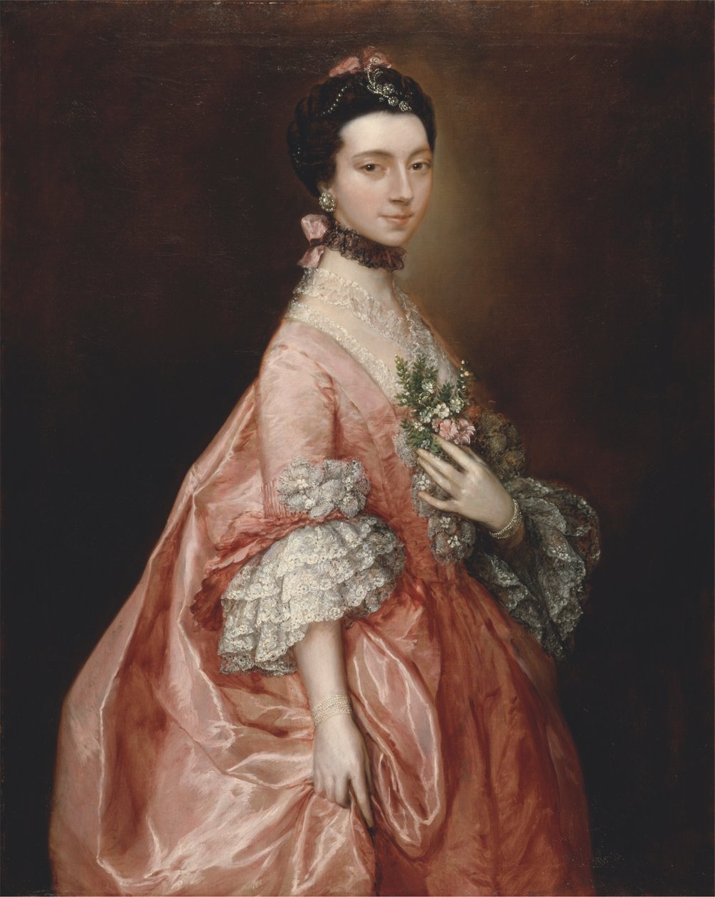 ਮੈਰੀ ਲਿਟਲ, ਬਾਅਦ ਵਿੱਚ ਲੇਡੀ ਕੈਰਫਿਨਿਸ਼ tekijältä Thomas Gainsborough RA