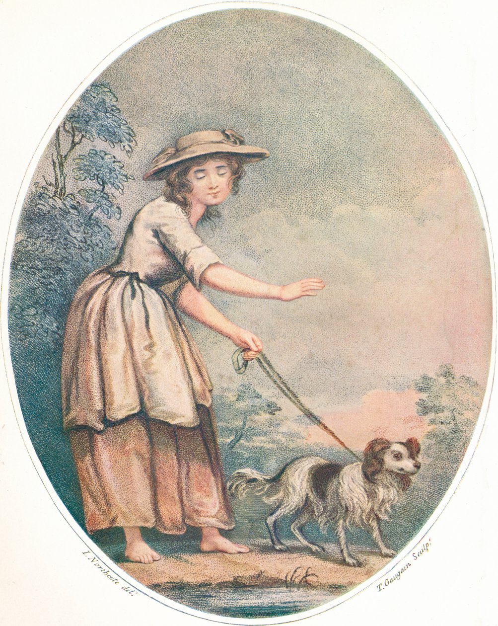 Rooman sokea tyttö, 1700-luku tekijältä Thomas Gaugain