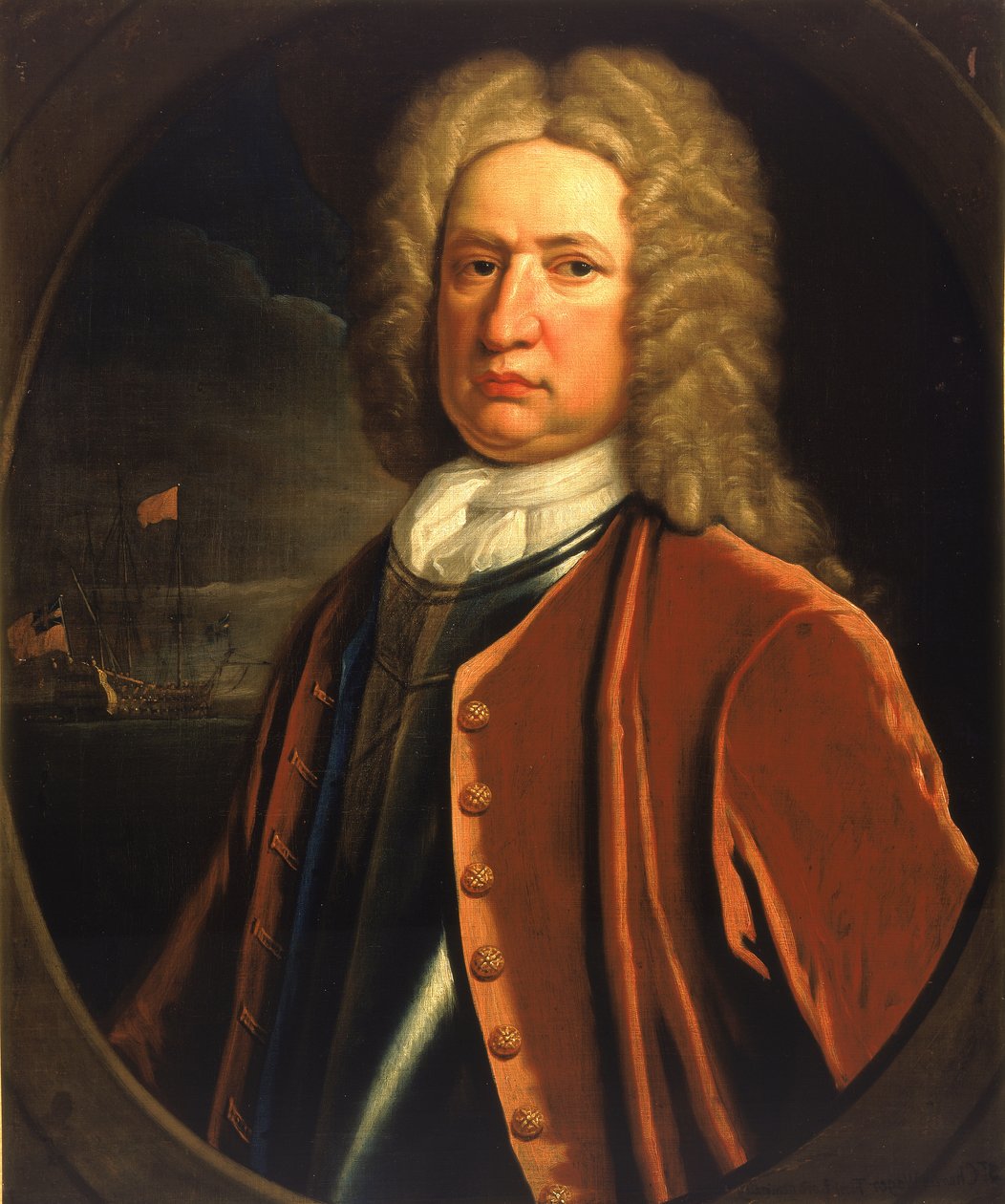 Amiraali Sir Charles Wager (1666-1743) tekijältä Thomas Gibson