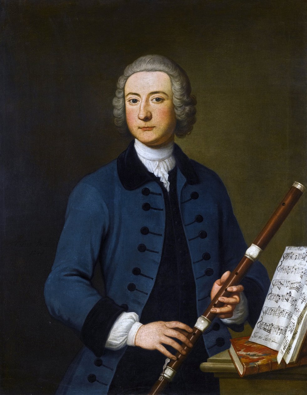 Lewis Christian Austin Granom (1722-1763) oli 1700-luvun muusikko, trumpetisti ja huilisti Thomas Gibsonin rinnalla. tekijältä Thomas Gibson