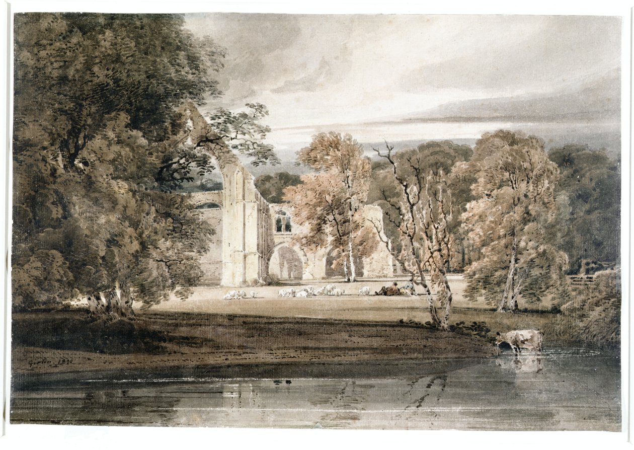 Bolton Abbey tekijältä Thomas Girtin