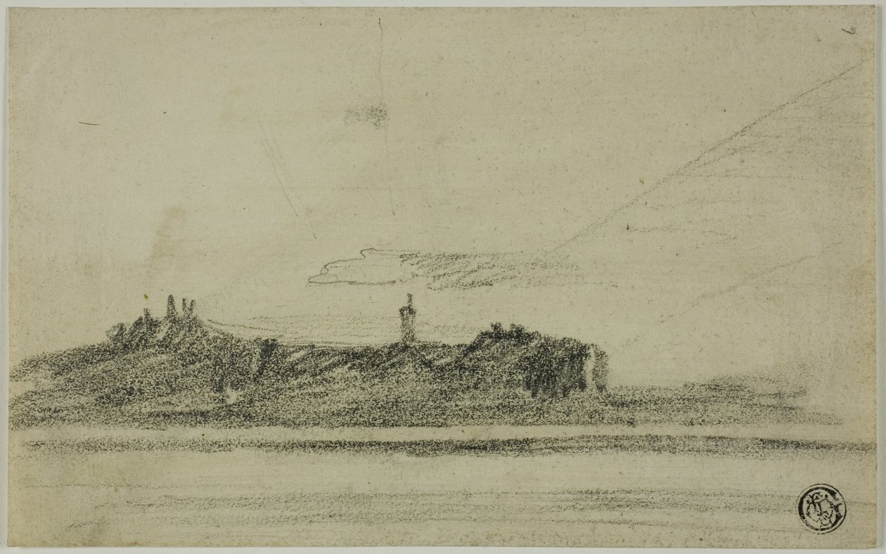 Castle on Shore tekijältä Thomas Girtin