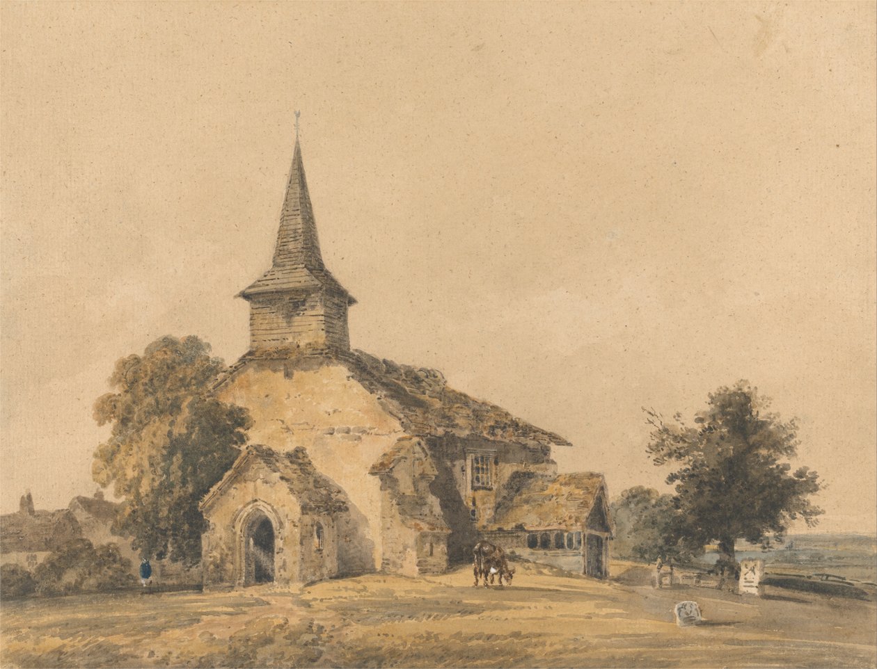 Chapel Church, Surrey tekijältä Thomas Girtin