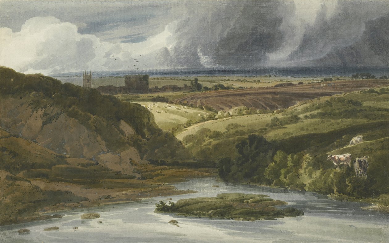 Lydfordin linna, 1800 tekijältä Thomas Girtin