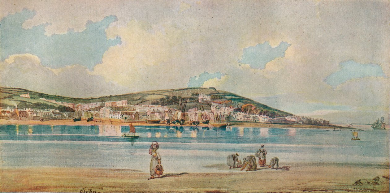 Näkymä Appledoresta, Pohjois-Devonista, Instow Sandsista, 1798, 1919 tekijältä Thomas Girtin