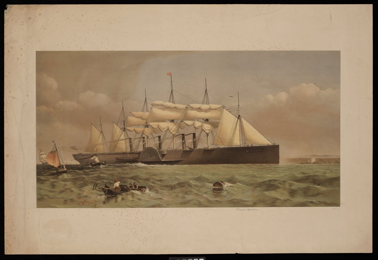 Höyrylaiva Great Eastern tekijältä Thomas Goldsworth Dutton