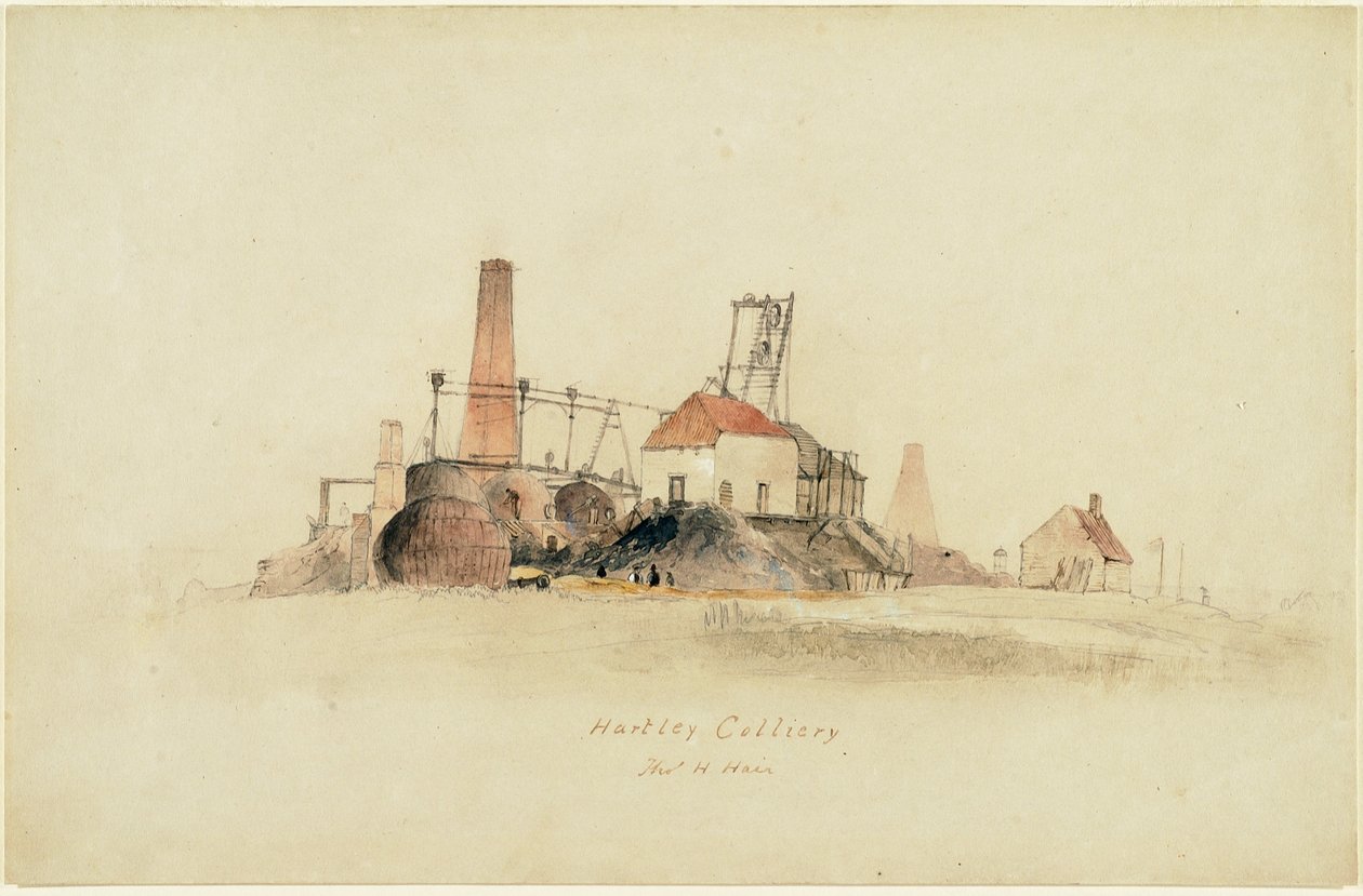 Hartley Colliery tekijältä Thomas H. Hair