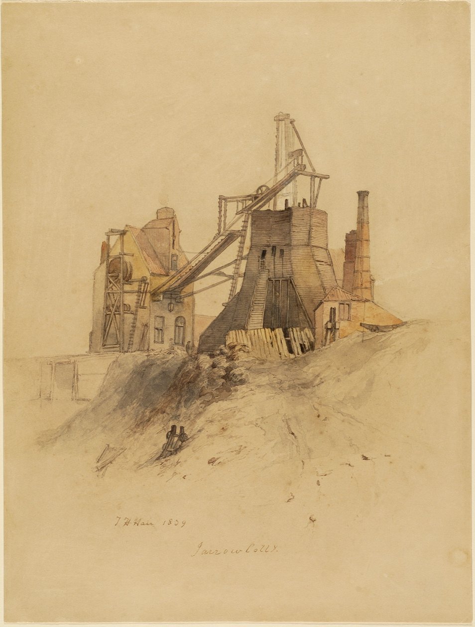 Jarrow Colliery tekijältä Thomas H. Hair